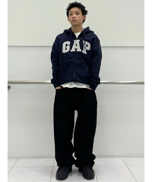 [リメイク品]GAP ネイビー フルジップパーカー L GAP ネイビー フルジップパーカー L - メルカリ