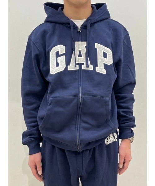 GAPロゴ フルジップパーカー(ユニセックス) セール】GAPロゴ フルジップパーカー(ユニセックス)（パーカー）｜GAP