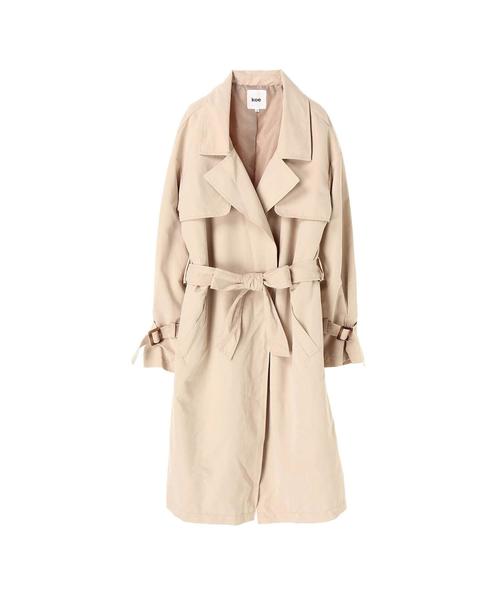 koe（コエ）の「ニュアンストレンチコート（トレンチコート・レディース・ブルー/ベージュ/ネイビー・L/M/S）」の20枚目の写真