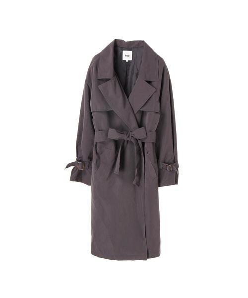 koe（コエ）の「ニュアンストレンチコート（トレンチコート・レディース・ブルー/ベージュ/ネイビー・L/M/S）」の18枚目の写真