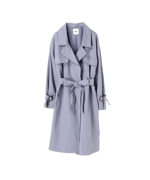 koe（コエ）の「ニュアンストレンチコート（トレンチコート・レディース・ブルー/ベージュ/ネイビー・L/M/S）」の15枚目の写真