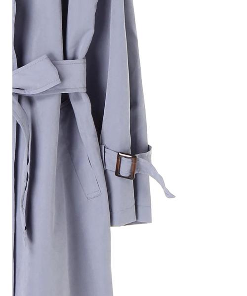 koe（コエ）の「ニュアンストレンチコート（トレンチコート・レディース・ブルー/ベージュ/ネイビー・L/M/S）」の12枚目の写真