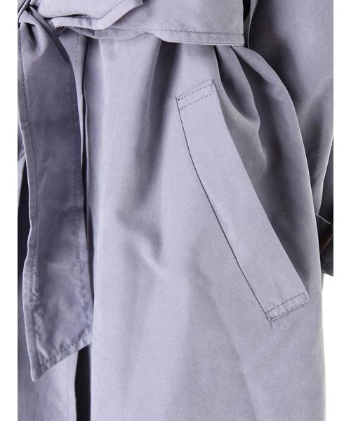 koe（コエ）の「ニュアンストレンチコート（トレンチコート・レディース・ブルー/ベージュ/ネイビー・L/M/S）」の10枚目の写真