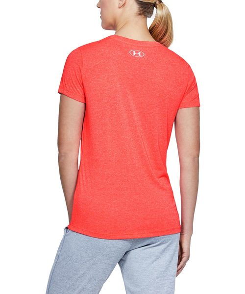 UNDER ARMOUR(アンダーアーマー)の「レディース トレーニング半袖Tシャツ / スレッドボーントレイングラフィックツイストクルー(Tシャツ/カットソー・レディース・グレイッシュブルー/ブラック/ピンク/グレー/レッド・L/M/XL/S/SM/LG/MD)」の15枚目の写真