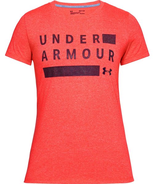 UNDER ARMOUR(アンダーアーマー)の「レディース トレーニング半袖Tシャツ / スレッドボーントレイングラフィックツイストクルー(Tシャツ/カットソー・レディース・グレイッシュブルー/ブラック/ピンク/グレー/レッド・L/M/XL/S/SM/LG/MD)」の17枚目の写真
