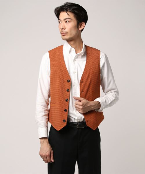 未使用　T-jacket テーラードジャケット ベスト セット イタリア製 T-JACKET（ティージャケット）の「T-JACKET ジレ（ベスト）」 - WEAR