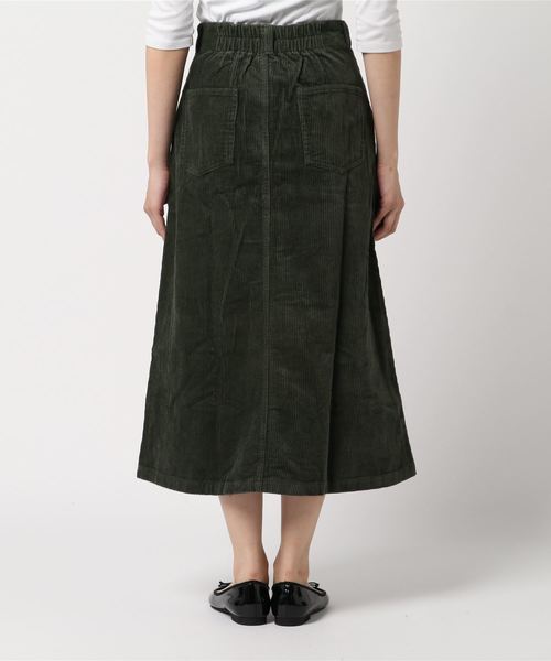 SESTO（セスト）の「コーデュロイロングスカート（スカート・レディース・ブラック/ベージュ/グレー/カーキ/ピンク/オレンジ/キャメル・M）」の14枚目の写真
