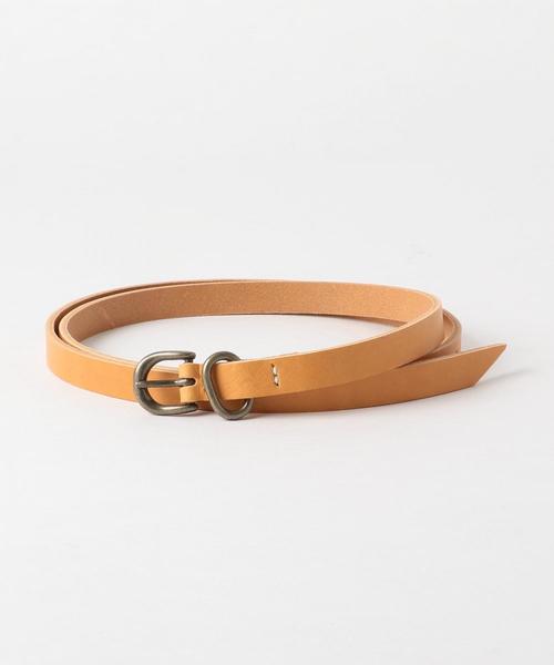 Hender Scheme（エンダースキーマ）の「Hender Scheme(エンダー スキーマ) tail belt（ベルト・メンズ・ナチュラル/オレンジ/イエロー/ネイビー/ブラック・FREE）」の3枚目の写真