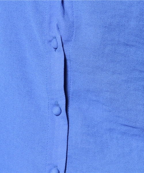 mystic（ミスティック）の「肩フリルBL（シャツ/ブラウス・レディース・オフホワイト/オレンジ/ブルー/ベージュ/ブラック・ﾌﾘ-）」の11枚目の写真