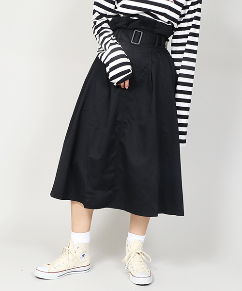 PUNYUS(プニュズ)の「チノスカート(スカート・レディース・ブラック/ベージュ・3/4/2/1)」の1枚目の写真