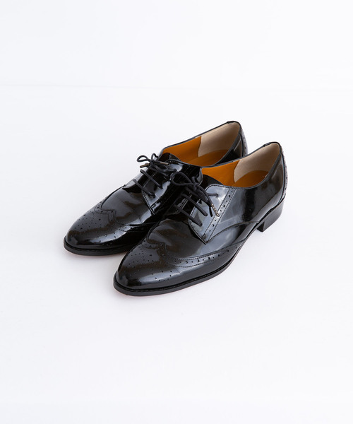 PUBLIC TOKYO（パブリックトウキョウ）の「オックスフォードシューズ（ドレスシューズ・レディース・ブラック・1/2/3）」の4枚目の写真