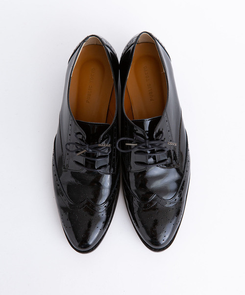 PUBLIC TOKYO（パブリックトウキョウ）の「オックスフォードシューズ（ドレスシューズ・レディース・ブラック・1/2/3）」の5枚目の写真