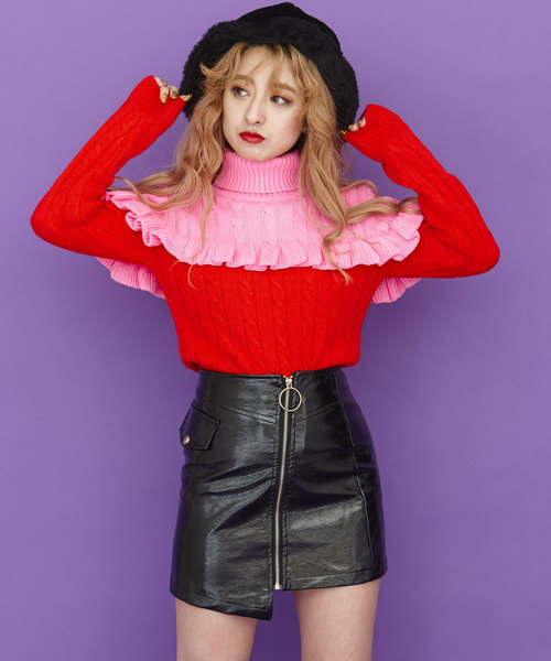 the virgins ミニスカート ピンク the virgins ミニスカート ピンク