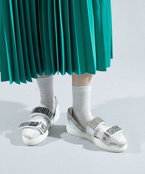 【TOGA PULLA(トーガプルラ)】メタルスニーカーサンダル Metal sneaker sandals /TP91-AJ664