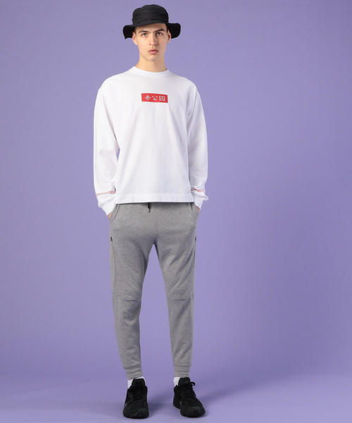 coen(コーエン)の「SuncottonボックスロゴチャイナプリントロンT(UTILITY LINE)(Tシャツ/カットソー・メンズ・ホワイト/ブラック・SMALL/LARGE/MEDIUM)」の12枚目の写真