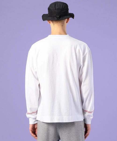 coen(コーエン)の「SuncottonボックスロゴチャイナプリントロンT(UTILITY LINE)(Tシャツ/カットソー・メンズ・ホワイト/ブラック・SMALL/LARGE/MEDIUM)」の7枚目の写真