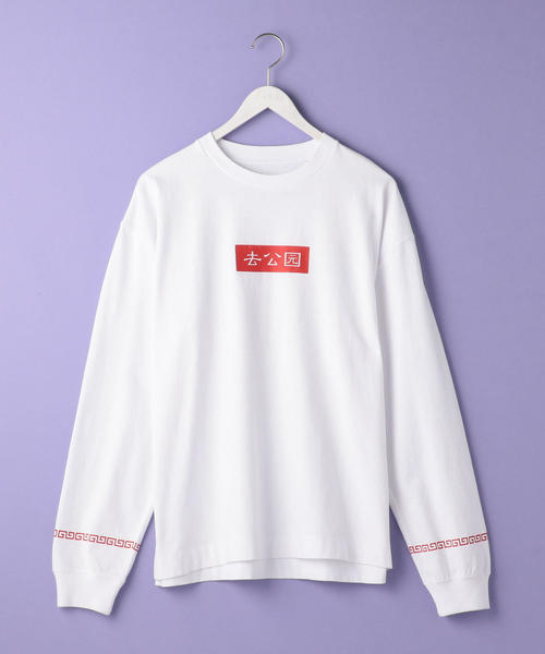 coen(コーエン)の「SuncottonボックスロゴチャイナプリントロンT(UTILITY LINE)(Tシャツ/カットソー・メンズ・ホワイト/ブラック・SMALL/LARGE/MEDIUM)」の15枚目の写真