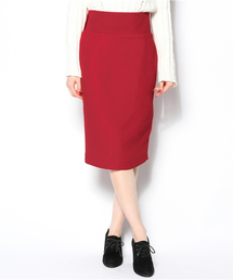 Ray BEAMS | Ray BEAMS / サスペンダー付き ハイウエスト タイトスカート(スカート)