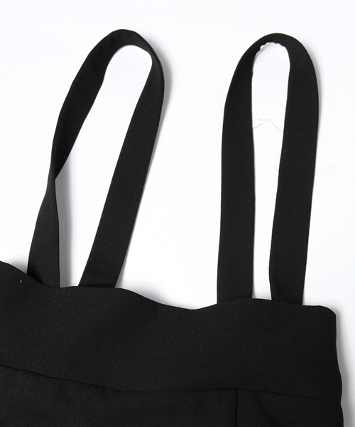 Ray BEAMS(レイビームス)の「Ray BEAMS / サスペンダー付き ハイウエスト タイトスカート(スカート・レディース・ブラック/ブラウン系その他/レッド・0/1)」の10枚目の写真