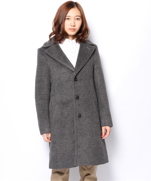 BEAMS BOY（ビームスボーイ）の「□BEAMS BOY / ウール シングルコート**（その他アウター・レディース・チャコールグレー/ライトブラウン・ONE SIZE）」の11枚目の写真