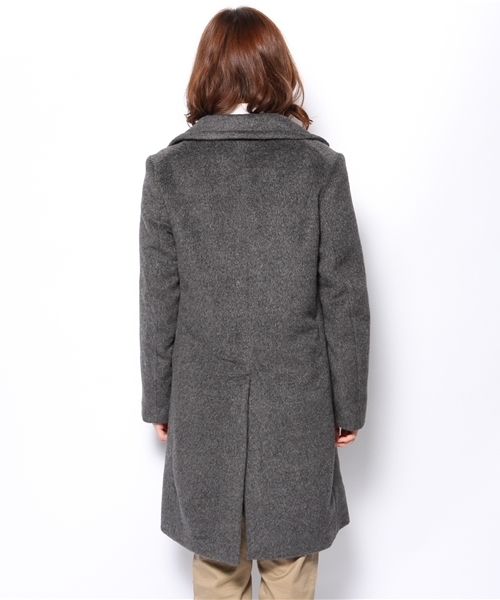 BEAMS BOY（ビームスボーイ）の「□BEAMS BOY / ウール シングルコート**（その他アウター・レディース・チャコールグレー/ライトブラウン・ONE SIZE）」の6枚目の写真