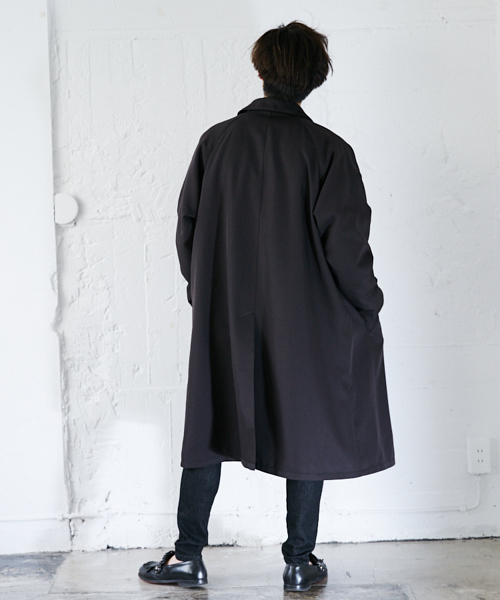 kutir(クティール)の「オーバーステンカラーコート(その他アウター・メンズ・ブラック/カーキ/ベージュ・SMALL/MEDIUM/LARGE)」の7枚目の写真