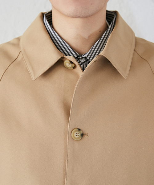 kutir(クティール)の「オーバーステンカラーコート(その他アウター・メンズ・ブラック/カーキ/ベージュ・SMALL/MEDIUM/LARGE)」の15枚目の写真