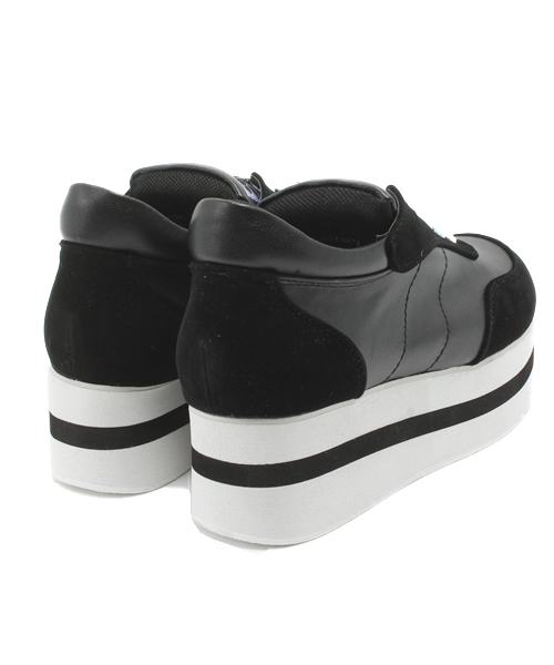 WEGO（ウィゴー）の「WEGO/ロゴスニーカー（スニーカー・レディース・ホワイト/ブラック/レッド/パープル・24.5/23.5）」の7枚目の写真