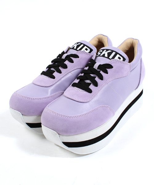 WEGO（ウィゴー）の「WEGO/ロゴスニーカー（スニーカー・レディース・ホワイト/ブラック/レッド/パープル・24.5/23.5）」の17枚目の写真