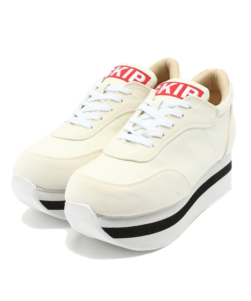 WEGO（ウィゴー）の「WEGO/ロゴスニーカー（スニーカー・レディース・ホワイト/ブラック/レッド/パープル・24.5/23.5）」の13枚目の写真