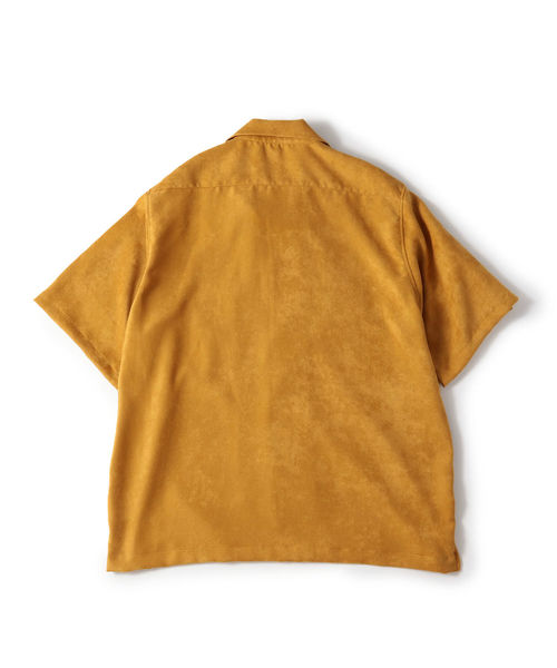 SHIPS（シップス）の「SU: フェイクスエード オープンカラー シャツ（シャツ/ブラウス・メンズ・ネイビー/グリーン/キャメル・SMALL/MEDIUM/LARGE）」の15枚目の写真