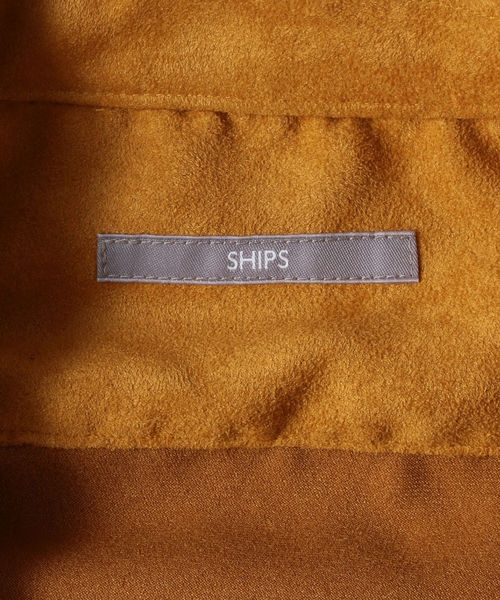 SHIPS（シップス）の「SU: フェイクスエード オープンカラー シャツ（シャツ/ブラウス・メンズ・ネイビー/グリーン/キャメル・SMALL/MEDIUM/LARGE）」の11枚目の写真