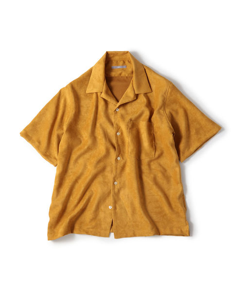 SHIPS（シップス）の「SU: フェイクスエード オープンカラー シャツ（シャツ/ブラウス・メンズ・ネイビー/グリーン/キャメル・SMALL/MEDIUM/LARGE）」の9枚目の写真
