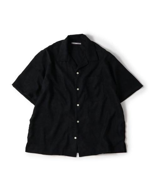 SHIPS（シップス）の「SU: フェイクスエード オープンカラー シャツ（シャツ/ブラウス・メンズ・ネイビー/グリーン/キャメル・SMALL/MEDIUM/LARGE）」の5枚目の写真