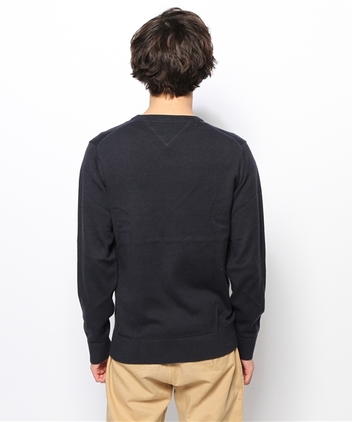 TOMMY HILFIGER（トミーヒルフィガー）の「PACIFIC V-NK SWEATER（ニット/セーター・メンズ・ブラック/ネイビー/レッド・SMALL/MEDIUM/LARGE/X-LARGE）」の4枚目の写真