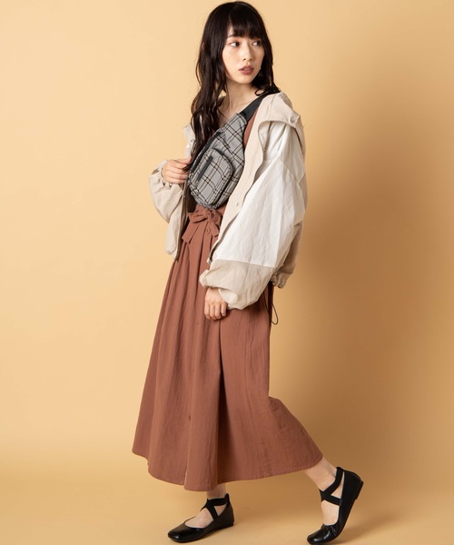 WEGO(ウィゴー)の「WEGO/マウンテンパーカー(マウンテンパーカー・レディース・ベージュ/パープル/カーキ/ライトブラウン/ホワイト系その他・FREE)」の19枚目の写真