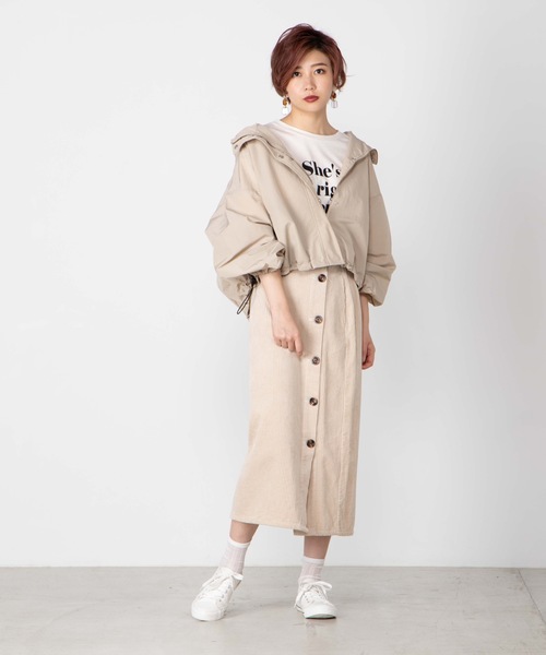 WEGO(ウィゴー)の「WEGO/マウンテンパーカー(マウンテンパーカー・レディース・ベージュ/パープル/カーキ/ライトブラウン/ホワイト系その他・FREE)」の22枚目の写真