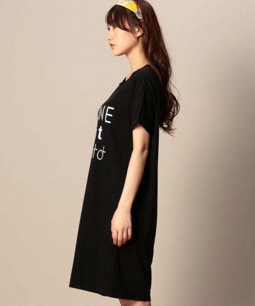 BEAUTY&YOUTH UNITED ARROWS(ビューティーアンドユースユナイテッドアローズ)の「BYBC ロゴ TEE ワンピース(ワンピース・レディース・ブラック/グレー/ネイビー・フリー)」の8枚目の写真