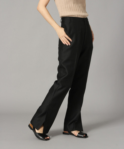 LOWRYS FARM（ローリーズファーム）の「センタープレススリムスリットパンツ 853331（その他パンツ・レディース・ホワイト/ブラック/ブラウン系その他・MEDIUM/LARGE）」の5枚目の写真