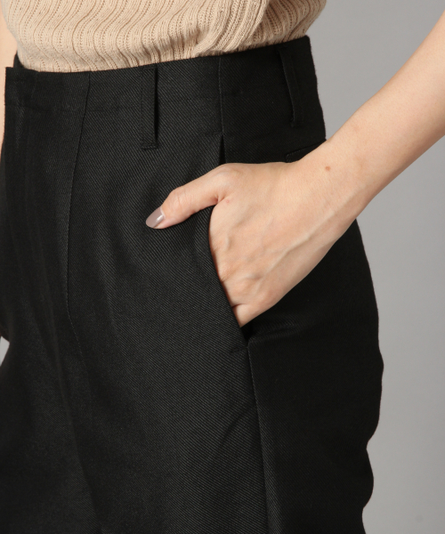 LOWRYS FARM（ローリーズファーム）の「センタープレススリムスリットパンツ 853331（その他パンツ・レディース・ホワイト/ブラック/ブラウン系その他・MEDIUM/LARGE）」の12枚目の写真