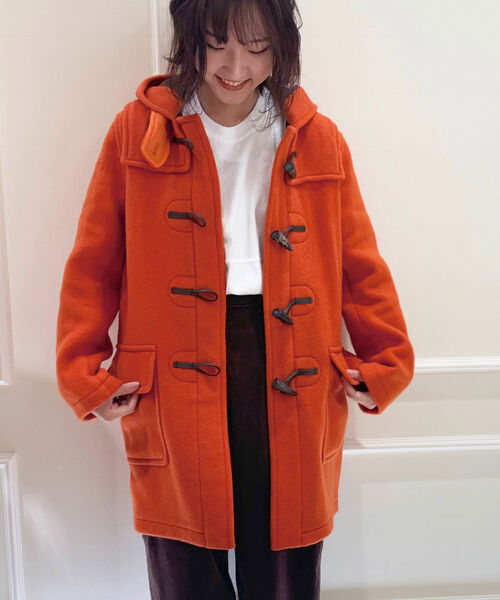 ダッフルコート　ロンドントラディション　オレンジ　38 LONDON Tradition ロンドントラディション ダッフルコート