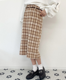 apres jour | 厚手チェックナロースカート【ZOZOTOWN限定アイテム】(スカート)
