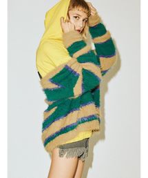 jouetie | マルチボーダーニットカーデ(カーディガン/ボレロ)