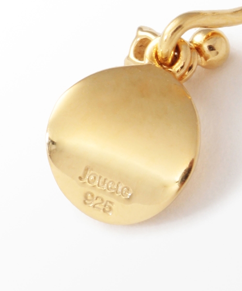 Jouete（ジュエッテ）の「ジルコニア プレート ピアス（ピアス（両耳用）・レディース・イエローゴールド/プラチナム・FREE）」の9枚目の写真