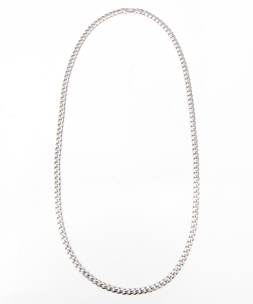 603（ロクマルサン）の「603 ロングスモールフラットリンクチェーンネックレス（ネックレス・レディース・シルバー/ゴールド・FREE）」の3枚目の写真