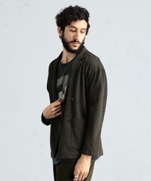 BEAMS LIGHTS Mens�i�r�[���X���C�c�����Y�j�́uBEAMS LIGHTS / �J�m�R �_�u�� �C�[�W�[ �W���P�b�g�i�e�[���[�h�W���P�b�g�j�v