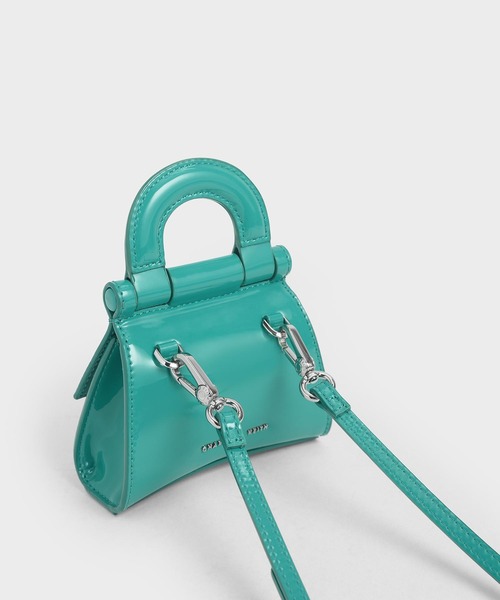 CHARLES & KEITH（チャールズ & キース）の「ミニトップハンドルポーチ 