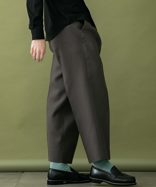 UNITED TOKYO（ユナイテッドトウキョウ）の「ジョーゼットリボーン2タックスラックス（スラックス・メンズ・カーキ/ブラック/イエロー・1/2/3）」の7枚目の写真