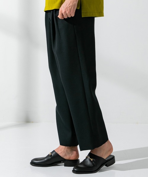 UNITED TOKYO（ユナイテッドトウキョウ）の「ジョーゼットリボーン2タックスラックス（スラックス・メンズ・カーキ/ブラック/イエロー・1/2/3）」の21枚目の写真