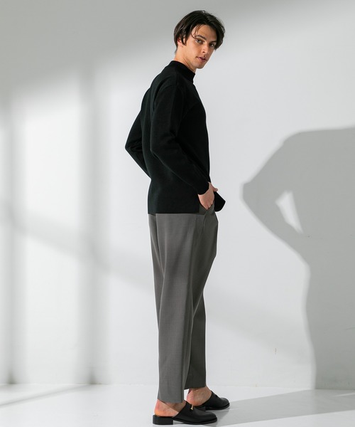 UNITED TOKYO（ユナイテッドトウキョウ）の「ジョーゼットリボーン2タックスラックス（スラックス・メンズ・カーキ/ブラック/イエロー・1/2/3）」の12枚目の写真